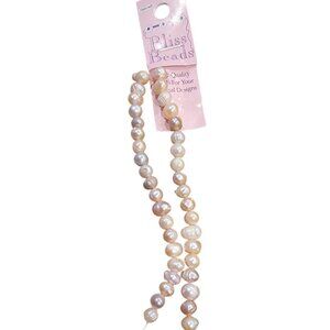 Natural Potato Freshwater Pearls Amethyst 10 Inch/25CM Strand